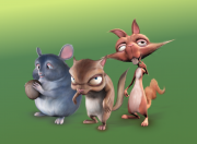 Three rodents